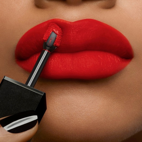 Yves Saint Laurent Tatouage Couture Velvet Cream Stain in Rouge 201 - Picture 3 of 4